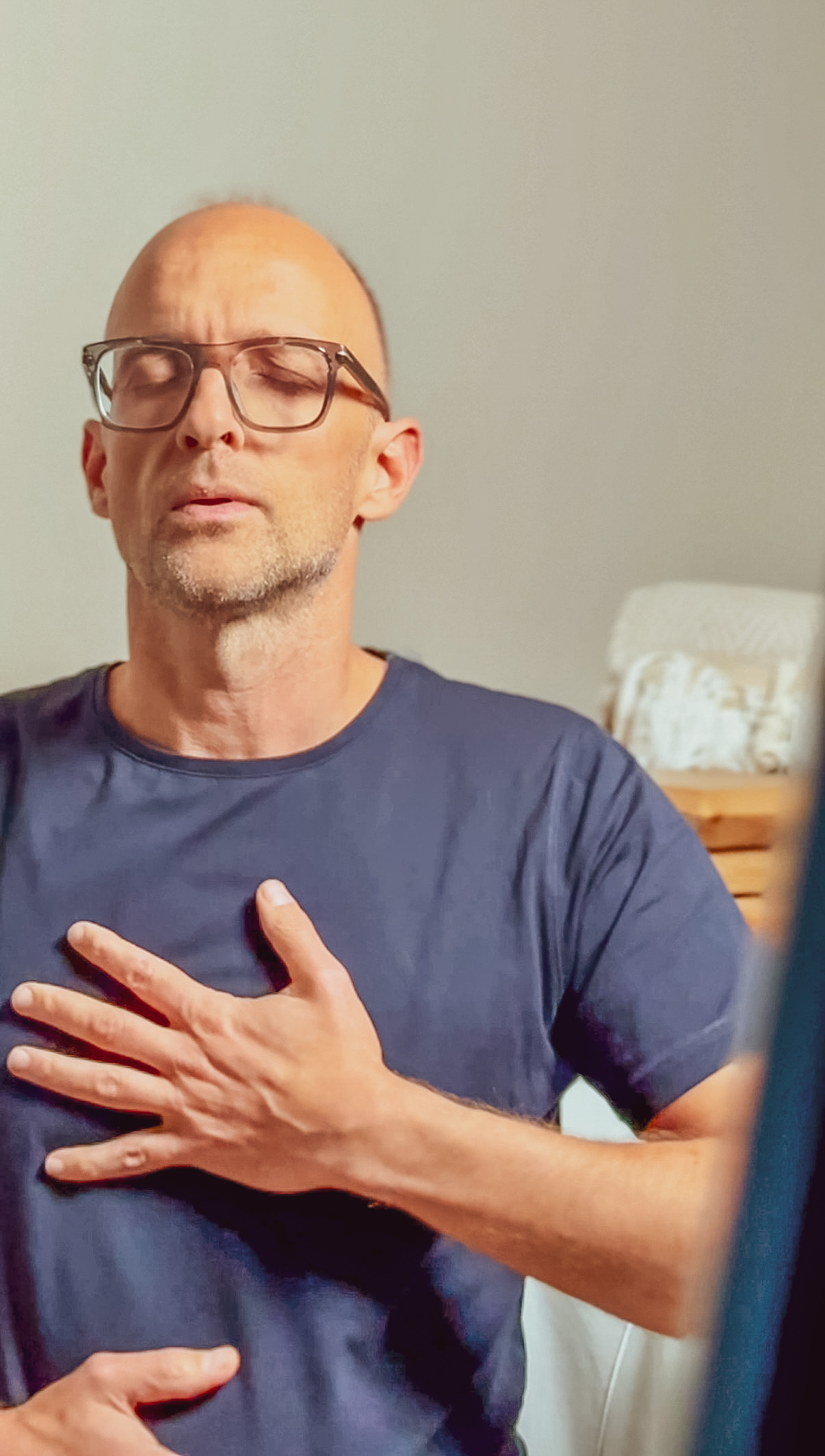 Physiologischer Seufzer Atemübung